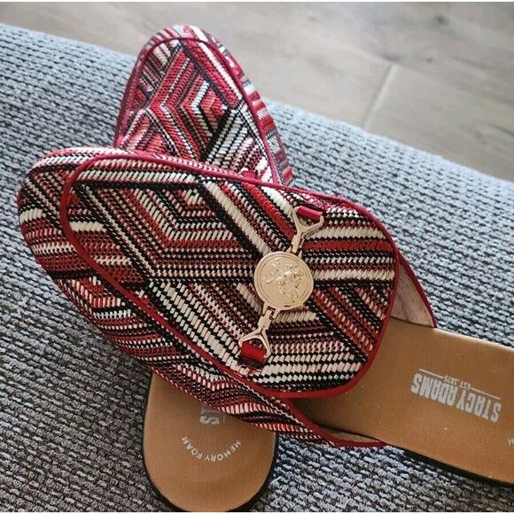 Stacy‎ Adams Red & White Slides Casual Shoes Size 9M- Dress Up Or Down-EUC - Picture 6 of 6